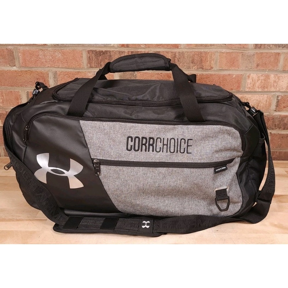 UNDER ARMOUR Mens UA Undeniable 4.0 Graphite Duffle Black Bag Gym